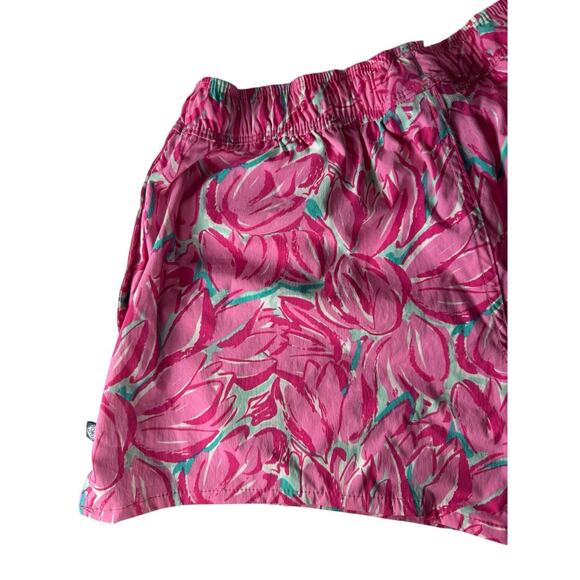 Lauren James Women’s Shorts Pink Tulip Print Elastic-Drawstring Waist Small NWOT - Picture 5 of 7